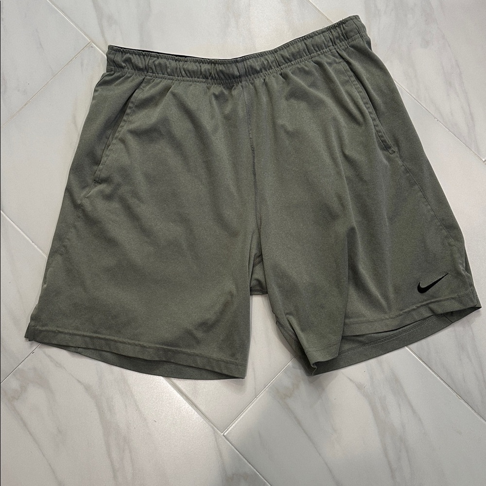 Nike Sage Green Sports Shorts